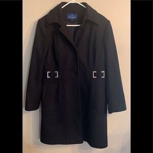 Mackintosh of New England ladies dress coat.  Beautiful hardware.  Inv 1489